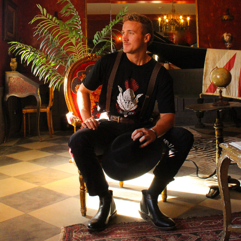 Thistle Dew Milk Thistle T-Shirt - Black